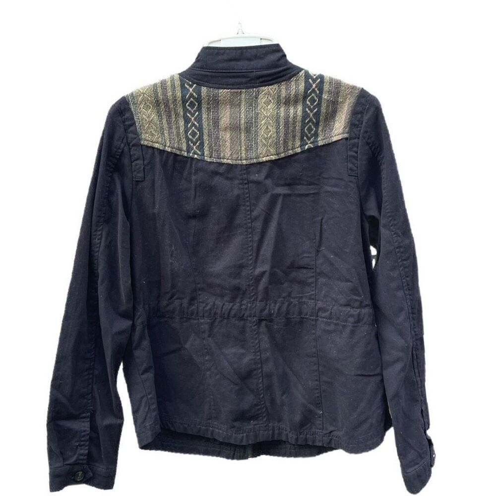 Coffeeshop size M 100% cotton Aztec print drawstring waist jacket. - Picture 4 of 8